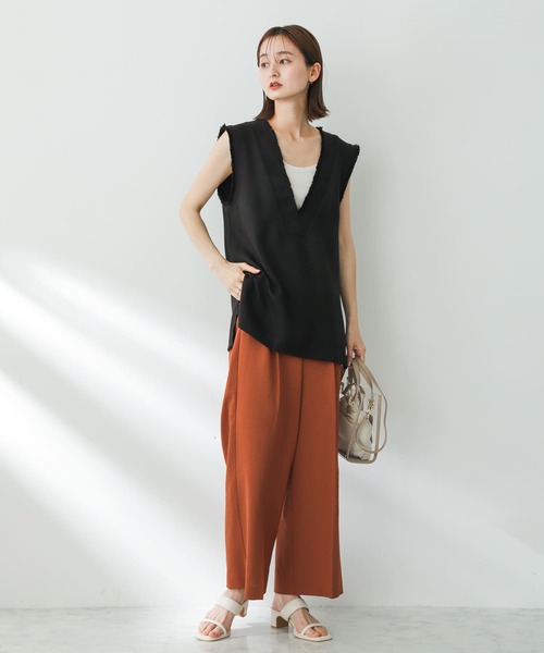 SENSE OF PLACE by URBAN RESEARCH（センスオブプレイスバイアーバンリサーチ）の「スクエアクリアショルダーバッグ（ショルダーバッグ・レディース・アイボリー/ブラック/ライトベージュ・ONE）」の14枚目の写真