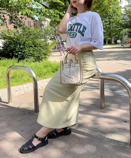 SENSE OF PLACE by URBAN RESEARCH（センスオブプレイスバイアーバンリサーチ）の「スクエアクリアショルダーバッグ（ショルダーバッグ・レディース・アイボリー/ブラック/ライトベージュ・ONE）」の18枚目の写真