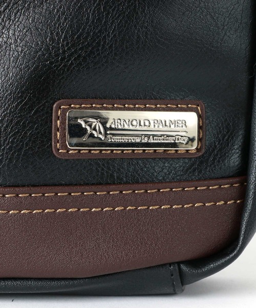 Arnold Palmer(アーノルドパーマー)の「Arnold Palmer/アーノルドパーマー PUレザー ショルダーバック(ショルダーバッグ・メンズ・ブラウン/ブルー/ネイビー/ブラック・FREE)」の11枚目の写真