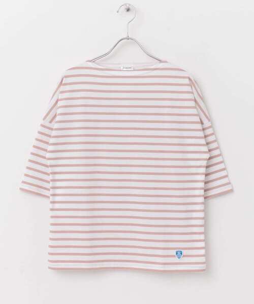 ORCIVAL(オーシバル)の「ORCIVAL BOATNECK HALF-SLEEVE PULLOVER(Tシャツ/カットソー・レディース・ブルー系その他/ピンク系その他/イエロー系その他/ベージュ系その他・1)」の19枚目の写真