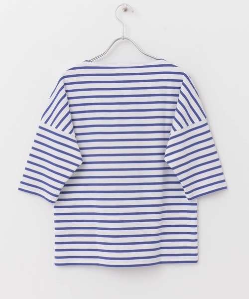 ORCIVAL(オーシバル)の「ORCIVAL BOATNECK HALF-SLEEVE PULLOVER(Tシャツ/カットソー・レディース・ブルー系その他/ピンク系その他/イエロー系その他/ベージュ系その他・1)」の10枚目の写真