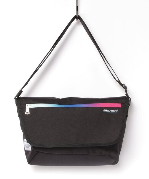 Bianchi（ビアンキ）の「ビアンキ【Bianchi】メッセンジャーバッグ（メッセンジャーバッグ・メンズ・グレー/ブルー/マルチ・ﾌﾘ-）」の3枚目の写真