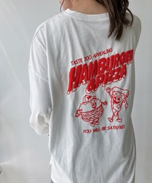 AS KNOW AS plus | ○ジャンクフード 発泡プリントロンT(Tシャツ/カットソー)