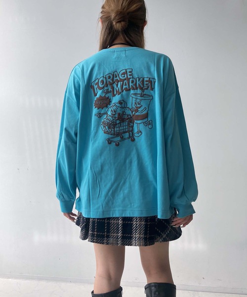 AS KNOW AS plus(アズノゥアズプラス)の「○ジャンクフード 発泡プリントロンT(Tシャツ/カットソー・レディース・オフホワイト/ブラック/オートミール/グリーン/ホワイト系2/ブラック系2/アイボリー系2/ネイビー系2/ホワイト系3/ブラック系3/ベージュ系3/ネイビー系3/ホワイト系4/ブラック系4/ベージュ系4/グリーン系4/スミクロ/ホワイト系5/ブラック系5/ブルー系5・FREE)」の20枚目の写真