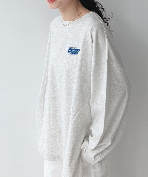 AS KNOW AS plus(アズノゥアズプラス)の「○ジャンクフード 発泡プリントロンT(Tシャツ/カットソー・レディース・オフホワイト/ブラック/オートミール/グリーン/ホワイト系2/ブラック系2/アイボリー系2/ネイビー系2/ホワイト系3/ブラック系3/ベージュ系3/ネイビー系3/ホワイト系4/ブラック系4/ベージュ系4/グリーン系4/スミクロ/ホワイト系5/ブラック系5/ブルー系5・FREE)」の12枚目の写真