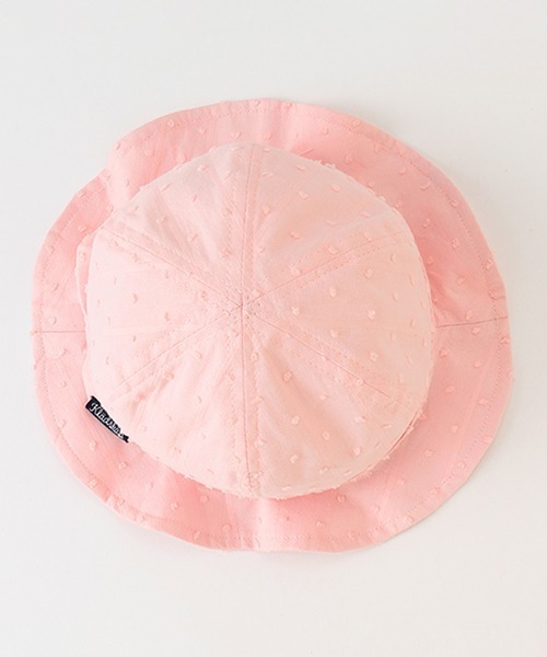 kladskap（クレードスコープ）の「リボンつきハット（ハット・キッズ・オフホワイト/ピンク・46-48cm）」の7枚目の写真