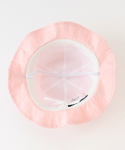 kladskap（クレードスコープ）の「リボンつきハット（ハット・キッズ・オフホワイト/ピンク・46-48cm）」の8枚目の写真