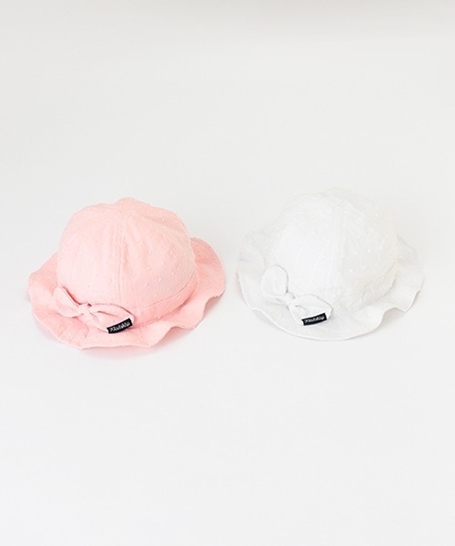 kladskap（クレードスコープ）の「リボンつきハット（ハット・キッズ・オフホワイト/ピンク・46-48cm）」の9枚目の写真