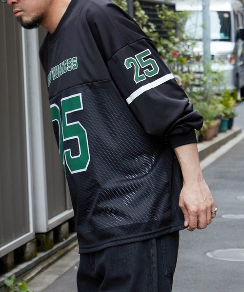 NO NEED（ノーニード）の「メッシュナンバリングゲームシャツ