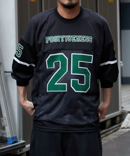 NO NEED（ノーニード）の「メッシュナンバリングゲームシャツ