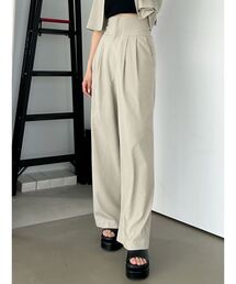 EMODA | スーパーハイウエストワイドパンツ(その他パンツ)
