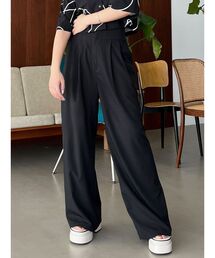 EMODA | スーパーハイウエストワイドパンツ(その他パンツ)