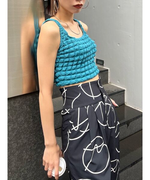 EMODA（エモダ）の「スーパーハイウエストワイドパンツ（その他パンツ・レディース・ブラック/ブルー/ベージュ/その他・SMALL/MEDIUM）」の22枚目の写真