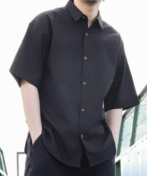 ZIP FIVE（ジップファイブ）の「【ZIP FIVE】コットンリネンライク　レギュラーカラーシャツ/リネンライクレギュラーカラーシャツ（シャツ/ブラウス・メンズ・アイボリー/オリーブ/ブラウン/ネイビー/ブラック・SMALL/MEDIUM/LARGE/X-LARGE）」の12枚目の写真