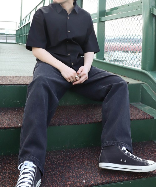 ZIP FIVE（ジップファイブ）の「【ZIP FIVE】コットンリネンライク　レギュラーカラーシャツ/リネンライクレギュラーカラーシャツ（シャツ/ブラウス・メンズ・アイボリー/オリーブ/ブラウン/ネイビー/ブラック・SMALL/MEDIUM/LARGE/X-LARGE）」の21枚目の写真