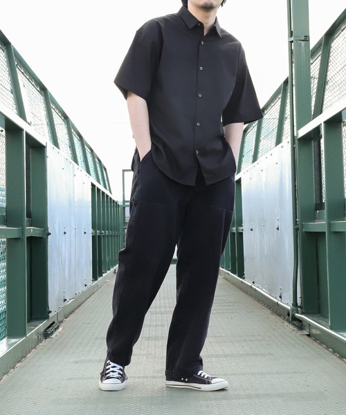 ZIP FIVE（ジップファイブ）の「【ZIP FIVE】コットンリネンライク　レギュラーカラーシャツ/リネンライクレギュラーカラーシャツ（シャツ/ブラウス・メンズ・アイボリー/オリーブ/ブラウン/ネイビー/ブラック・SMALL/MEDIUM/LARGE/X-LARGE）」の14枚目の写真