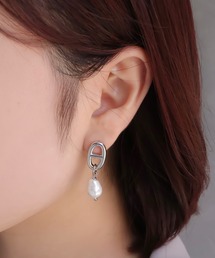 blackdia ocean | blackdia ocean アンカー&バロックパールピアス(ピアス(両耳用))