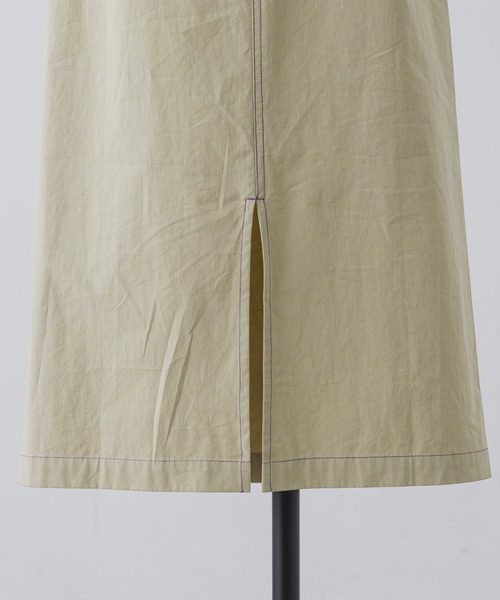 Happy John（ハッピージョン）の「bycolor cargo skirt/バイカラーカーゴスカート（スカート・レディース・ベージュ/ブラック・FREE）」の12枚目の写真