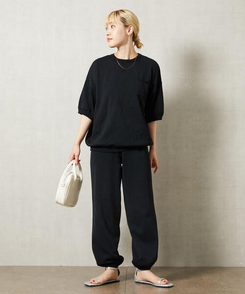 送料無料】ニット セットアップ ニットパーカー ニットパンツ