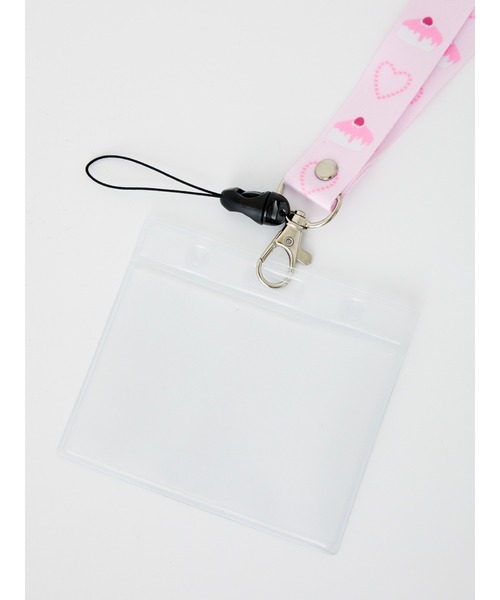 Ank Rouge(アンクルージュ)の「ケーキハートネックストラップ(その他雑貨・レディース・ブラック/ピンク・FREE)」の5枚目の写真