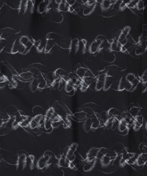 （What it isNt）ART BY MARKGONZALES（ワットイットイズント）の「【(What it isNt)】総柄ストレッチシャツ（シャツ/ブラウス・メンズ・ワイン/グリーン/ブラック・L/M/XL）」の9枚目の写真