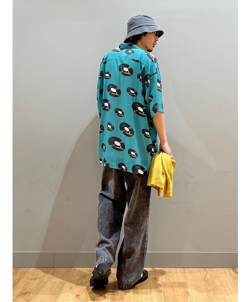 （What it isNt）ART BY MARKGONZALES（ワットイットイズント）の「【(What it isNt)】総柄ストレッチシャツ（シャツ/ブラウス・メンズ・ワイン/グリーン/ブラック・L/M/XL）」の20枚目の写真