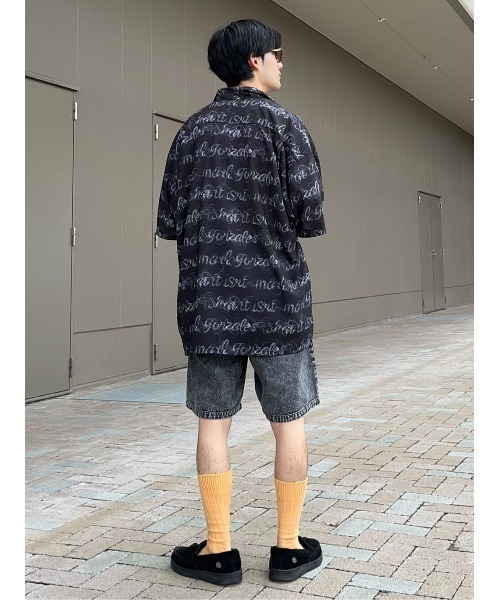 （What it isNt）ART BY MARKGONZALES（ワットイットイズント）の「【(What it isNt)】総柄ストレッチシャツ（シャツ/ブラウス・メンズ・ワイン/グリーン/ブラック・L/M/XL）」の17枚目の写真