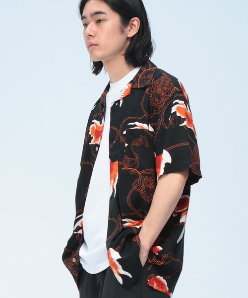 セール】【WEB限定】アロハシャツ メンズ レディース 総柄 レーヨン100