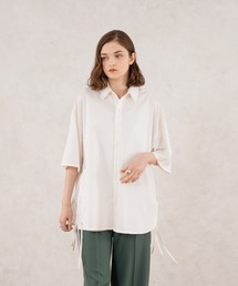 SELLE GLANT | DRAW CODE SLIT SHIRT/ドローコードスリットシャツ(シャツ/ブラウス)