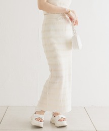 Chico | 【SALON by Chico限定】ポコポコニットタイトスカート(スカート)