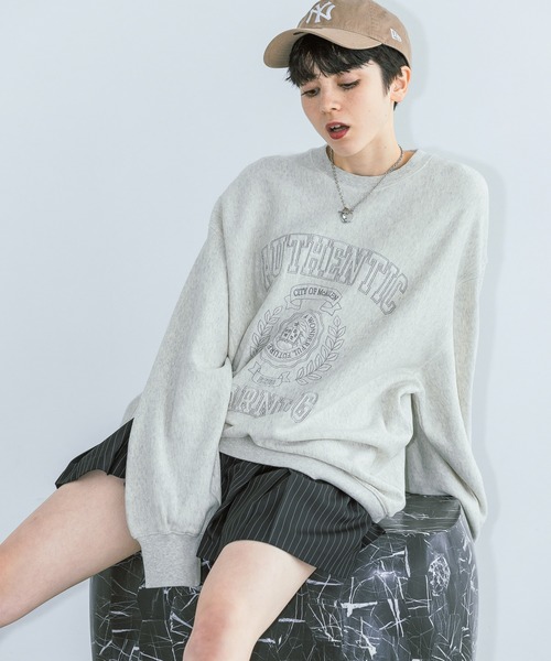 PAGEBOY（ページボーイ）の「カレッジシシュウBIGスウェット
