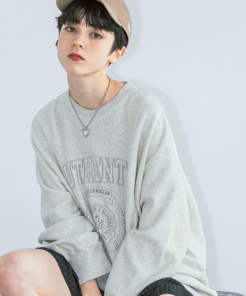 PAGEBOY（ページボーイ）の「カレッジシシュウBIGスウェット