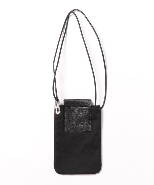 Otias(オティアス)の「Otias オティアス / 日本製8号帆布×本革スマホショルダーバッグ(ショルダーバッグ・メンズ・ブラック/ネイビー/カーキ/ベージュ・FREE)」の13枚目の写真