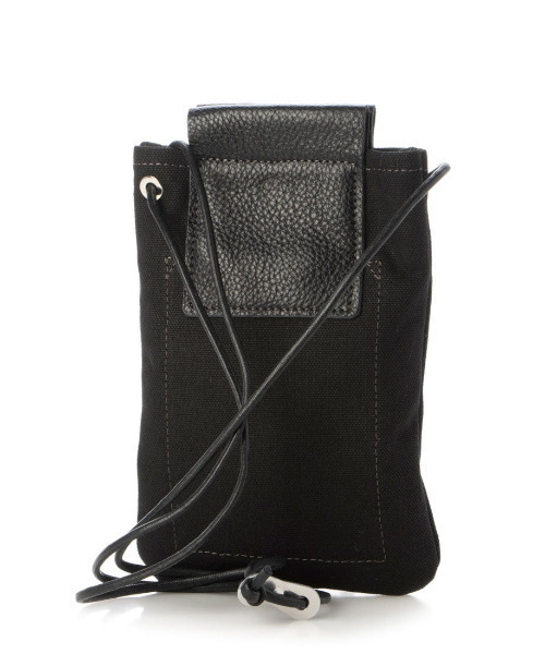 Otias(オティアス)の「Otias オティアス / 日本製8号帆布×本革スマホショルダーバッグ(ショルダーバッグ・メンズ・ブラック/ネイビー/カーキ/ベージュ・FREE)」の10枚目の写真