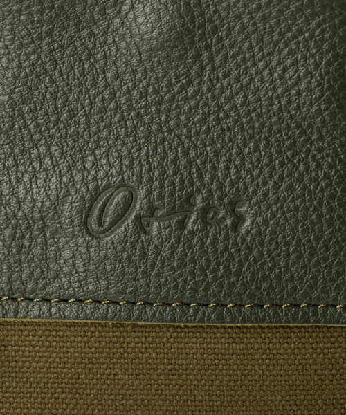 Otias(オティアス)の「Otias オティアス / 日本製8号帆布×本革スマホショルダーバッグ(ショルダーバッグ・メンズ・ブラック/ネイビー/カーキ/ベージュ・FREE)」の19枚目の写真
