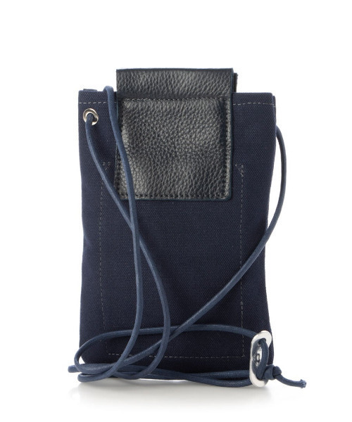 Otias(オティアス)の「Otias オティアス / 日本製8号帆布×本革スマホショルダーバッグ(ショルダーバッグ・メンズ・ブラック/ネイビー/カーキ/ベージュ・FREE)」の21枚目の写真