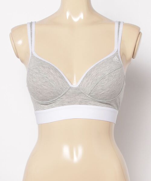 adidas（アディダス）の「adidas アディダス ノンワイヤーブラジャー レディース（ブラジャー・レディース・ピンク/グレー/ブラック/パープル/ブラック系その他/サーモンピンク/ブルー/ブラウン/グレー系その他/ブルー系その他/ベージュ系その他・X-LARGE/MEDIUM/LARGE/SMALL）」の5枚目の写真