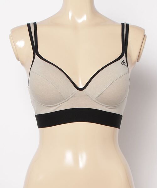 adidas（アディダス）の「adidas アディダス ノンワイヤーブラジャー レディース（ブラジャー・レディース・ピンク/グレー/ブラック/パープル/ブラック系その他/サーモンピンク/ブルー/ブラウン/グレー系その他/ブルー系その他/ベージュ系その他・X-LARGE/MEDIUM/LARGE/SMALL）」の7枚目の写真