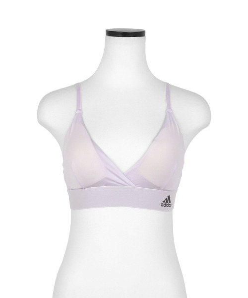 adidas（アディダス）の「adidas アディダス ノンワイヤーブラジャー レディース（ブラジャー・レディース・ピンク/グレー/ブラック/パープル/ブラック系その他/サーモンピンク/ブルー/ブラウン/グレー系その他/ブルー系その他/ベージュ系その他・X-LARGE/MEDIUM/LARGE/SMALL）」の9枚目の写真