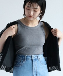 メランジ シンプルタンクトップ