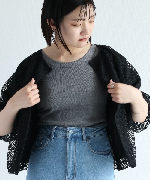 cepo(セポ)の「メランジ シンプルタンクトップ(タンクトップ・レディース・ブラウン/グレー/ベージュ・M)」の19枚目の写真