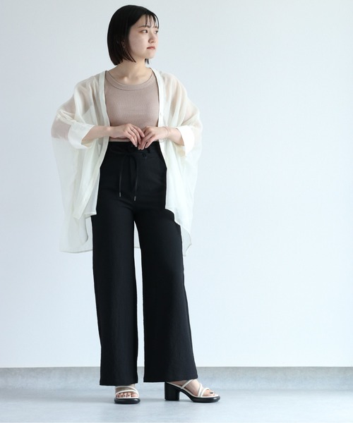 cepo(セポ)の「メランジ シンプルタンクトップ(タンクトップ・レディース・ブラウン/グレー/ベージュ・M)」の17枚目の写真