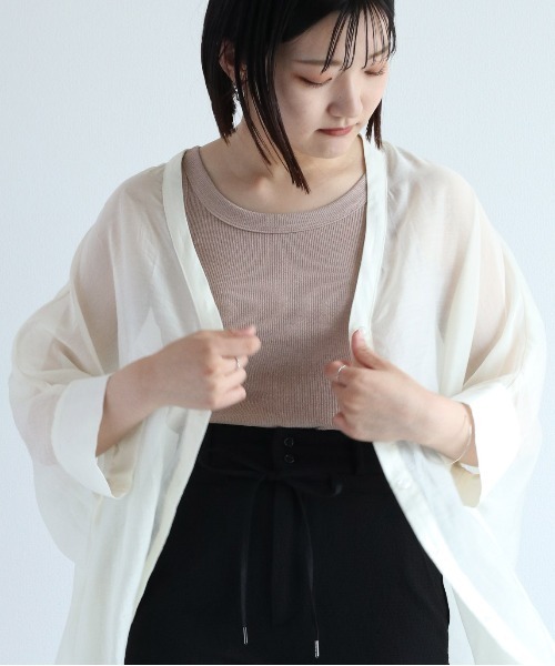cepo(セポ)の「メランジ シンプルタンクトップ(タンクトップ・レディース・ブラウン/グレー/ベージュ・M)」の15枚目の写真