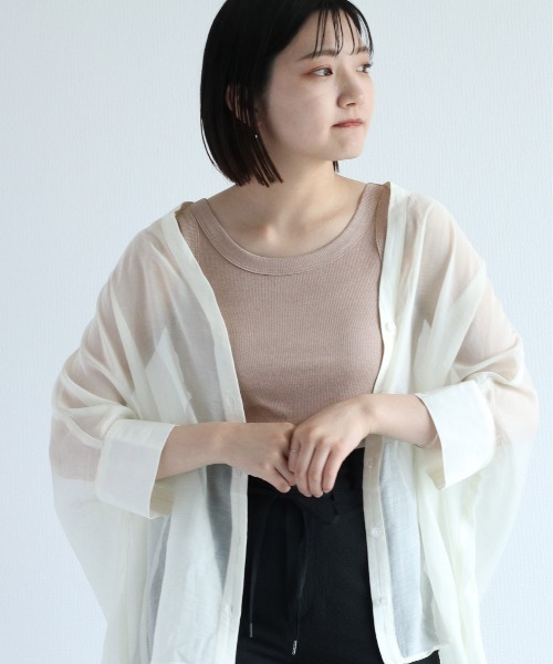 cepo(セポ)の「メランジ シンプルタンクトップ(タンクトップ・レディース・ブラウン/グレー/ベージュ・M)」の13枚目の写真