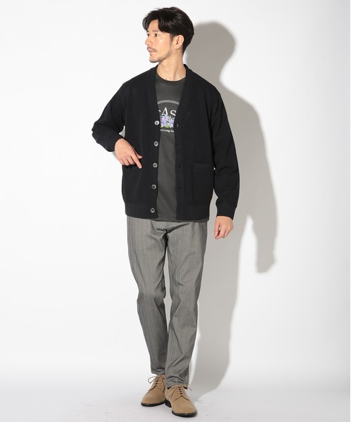 UNION STATION（ユニオンステーション）の「メッシュジャガードニットカーディガン（カーディガン/ボレロ・メンズ・ベージュ/ブルー/ネイビー・LL/L/M）」の17枚目の写真