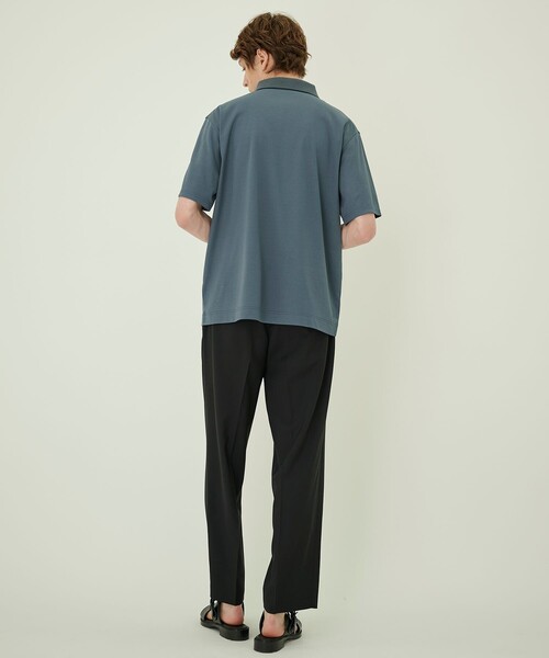 UNITED TOKYO(ユナイテッドトウキョウ)の「テクノラマPOLOシャツ(半袖)(ポロシャツ・メンズ・ブラック/グレー/ライトブルーグレー・1/2)」の7枚目の写真