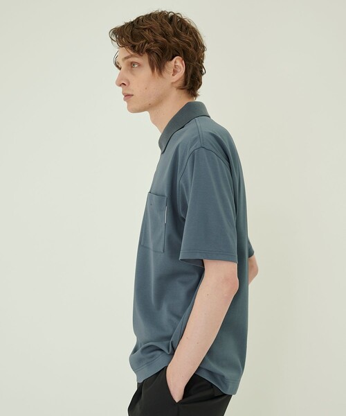 UNITED TOKYO(ユナイテッドトウキョウ)の「テクノラマPOLOシャツ(半袖)(ポロシャツ・メンズ・ブラック/グレー/ライトブルーグレー・1/2)」の10枚目の写真