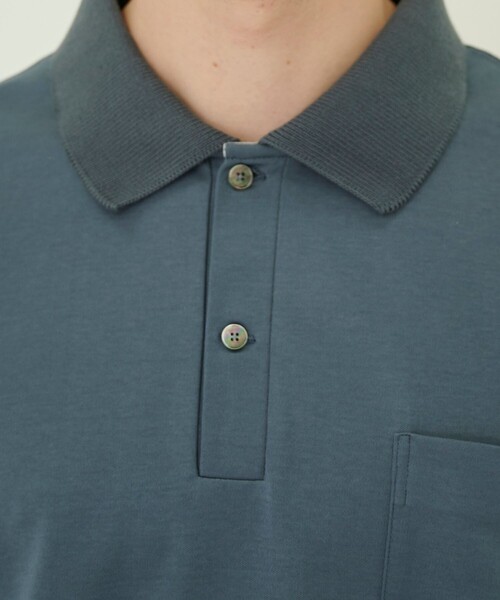 UNITED TOKYO(ユナイテッドトウキョウ)の「テクノラマPOLOシャツ(半袖)(ポロシャツ・メンズ・ブラック/グレー/ライトブルーグレー・1/2)」の11枚目の写真