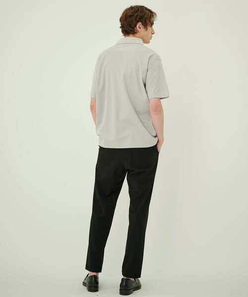 UNITED TOKYO(ユナイテッドトウキョウ)の「テクノラマPOLOシャツ(半袖)(ポロシャツ・メンズ・ブラック/グレー/ライトブルーグレー・1/2)」の18枚目の写真