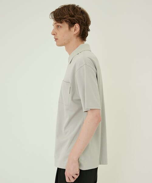 UNITED TOKYO(ユナイテッドトウキョウ)の「テクノラマPOLOシャツ(半袖)(ポロシャツ・メンズ・ブラック/グレー/ライトブルーグレー・1/2)」の20枚目の写真